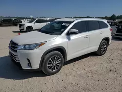 Toyota Highlander se Vehiculos salvage en venta: 2018 Toyota Highlander SE