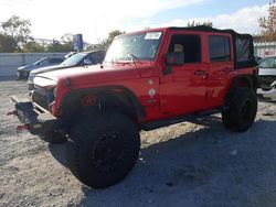 Jeep salvage cars for sale: 2015 Jeep Wrangler Unlimited Sport