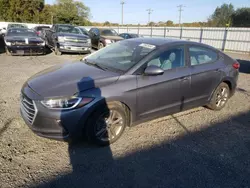 Salvage cars for sale at Mocksville, NC auction: 2018 Hyundai Elantra SEL