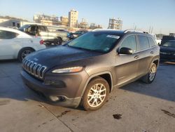 Salvage cars for sale at New Orleans, LA auction: 2016 Jeep Cherokee Latitude