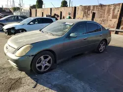 2003 Infiniti G35 en venta en Wilmington, CA