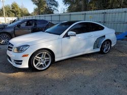 Salvage cars for sale at Midway, FL auction: 2015 Mercedes-Benz C 250