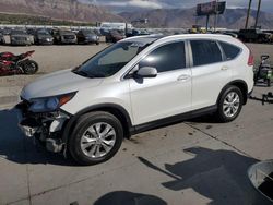 Salvage cars for sale at Farr West, UT auction: 2012 Honda CR-V EXL