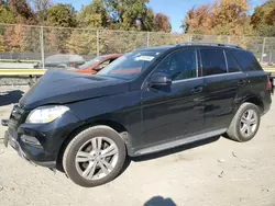 Mercedes-Benz m-Class salvage cars for sale: 2015 Mercedes-Benz ML 350 4matic