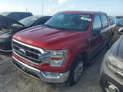 Salvage cars for sale at Riverview, FL auction: 2021 Ford F150 Supercrew