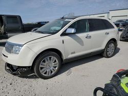 Salvage cars for sale at Kansas City, KS auction: 2008 Lincoln MKX