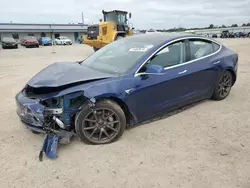 Salvage cars for sale from Copart Gaston, SC: 2018 Tesla Model 3