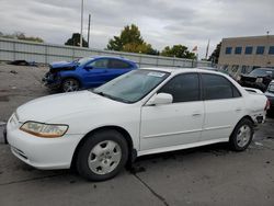 Salvage cars for sale at Littleton, CO auction: 2001 Honda Accord EX