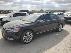 Volkswagen salvage cars for sale: 2017 Volkswagen Passat SEL Premium