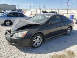 Salvage cars for sale at Haslet, TX auction: 2007 Honda Accord LX