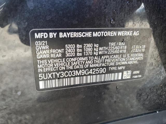 2021 BMW X3 SDRIVE30I