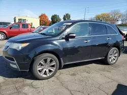 Salvage cars for sale at Moraine, OH auction: 2010 Acura MDX Advance