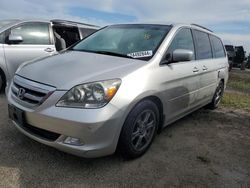 Salvage cars for sale at Arcadia, FL auction: 2006 Honda Odyssey Touring