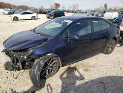 Salvage cars for sale from Copart West Warren, MA: 2020 Toyota Corolla SE