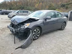 Honda salvage cars for sale: 2017 Honda Accord EX