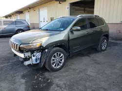 Salvage cars for sale from Copart Marlboro, NY: 2021 Jeep Cherokee Latitude Plus