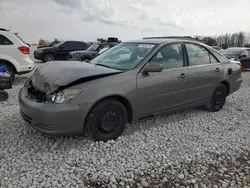 Toyota salvage cars for sale: 2002 Toyota Camry LE