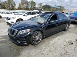 Salvage cars for sale at Spartanburg, SC auction: 2015 Mercedes-Benz S 550