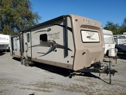 Salvage trucks for sale at Cahokia Heights, IL auction: 2016 Flagstaff Travel Trailer