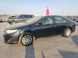 Salvage cars for sale at Grand Prairie, TX auction: 2013 Toyota Camry L