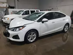 Salvage cars for sale at Elgin, IL auction: 2019 Chevrolet Cruze LS