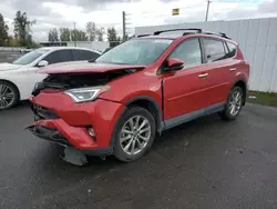 Toyota Vehiculos salvage en venta: 2017 Toyota Rav4 Limited