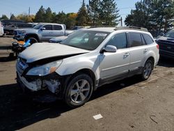 Salvage cars for sale at Denver, CO auction: 2013 Subaru Outback 2.5I Premium