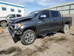 Salvage cars for sale at Anthony, TX auction: 2021 Toyota Tundra Crewmax 1794