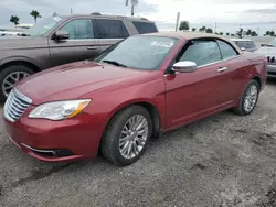 Salvage cars for sale from Copart Arcadia, FL: 2013 Chrysler 200 Limited