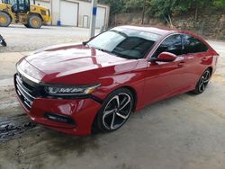 Honda salvage cars for sale: 2019 Honda Accord Sport