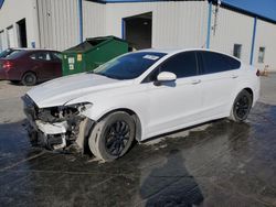 Salvage cars for sale at Tulsa, OK auction: 2017 Ford Fusion S