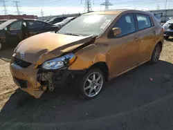 Salvage cars for sale at Elgin, IL auction: 2009 Toyota Corolla Matrix