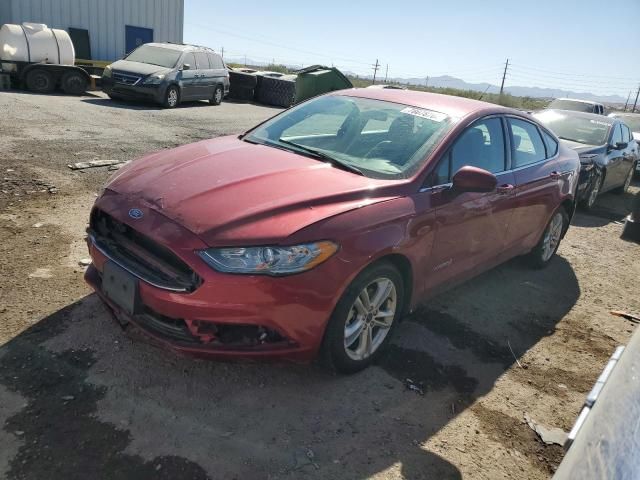 2018 Ford Fusion SE Hybrid