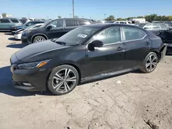 Salvage cars for sale at Indianapolis, IN auction: 2022 Nissan Sentra SR