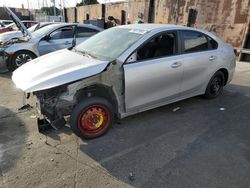 Salvage cars for sale from Copart Wilmington, CA: 2021 KIA Forte FE