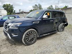 Nissan salvage cars for sale: 2024 Nissan Armada Platinum