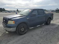 Salvage trucks for sale at Lumberton, NC auction: 2006 Ford F150 Supercrew