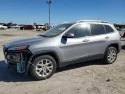 Jeep salvage cars for sale: 2017 Jeep Cherokee Latitude