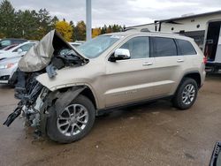 Salvage cars for sale at Eldridge, IA auction: 2015 Jeep Grand Cherokee Limited