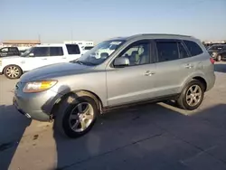 Salvage cars for sale at Grand Prairie, TX auction: 2008 Hyundai Santa FE SE