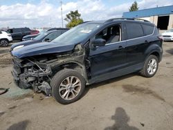 Salvage cars for sale at Woodhaven, MI auction: 2017 Ford Escape SE