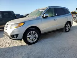 Salvage cars for sale at Arcadia, FL auction: 2011 Hyundai Santa FE Limited