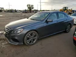 Salvage cars for sale at Riverview, FL auction: 2016 Mercedes-Benz E 350