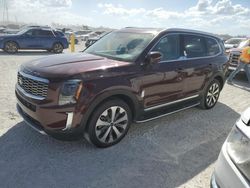 KIA salvage cars for sale: 2020 KIA Telluride EX