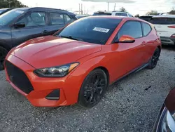 Hyundai salvage cars for sale: 2019 Hyundai Veloster Turbo