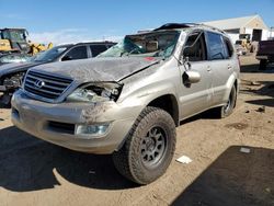 Salvage cars for sale at Brighton, CO auction: 2003 Lexus GX 470