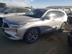 Salvage cars for sale at Brighton, CO auction: 2022 Acura MDX Technology