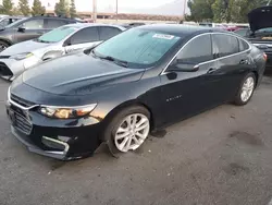 Chevrolet salvage cars for sale: 2016 Chevrolet Malibu LT