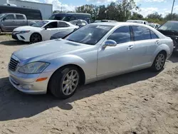 Salvage cars for sale at Riverview, FL auction: 2007 Mercedes-Benz S 550