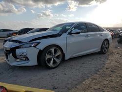 Salvage cars for sale at San Antonio, TX auction: 2018 Honda Accord Touring